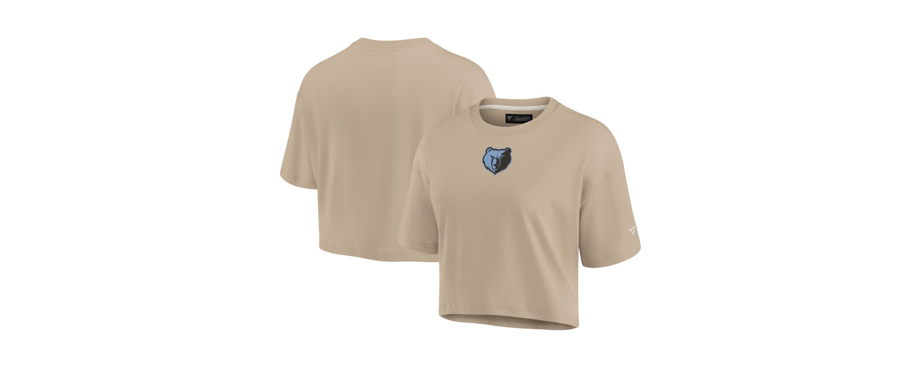 NBA Fanatics Memphis Grizzlies Elements Super Soft Boxy Cropped T-Shirt