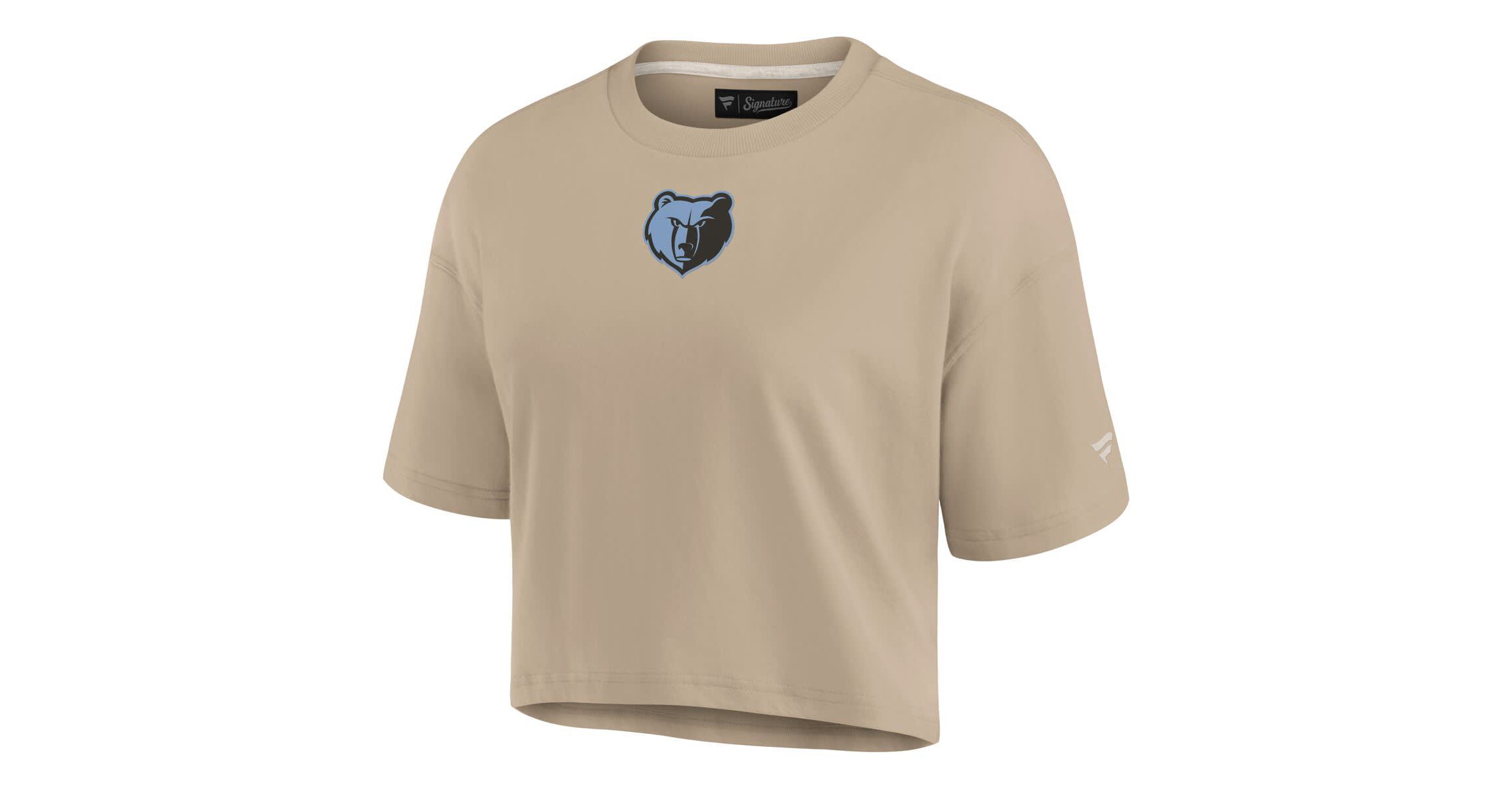 NBA Fanatics Memphis Grizzlies Elements Super Soft Boxy Cropped T-Shirt