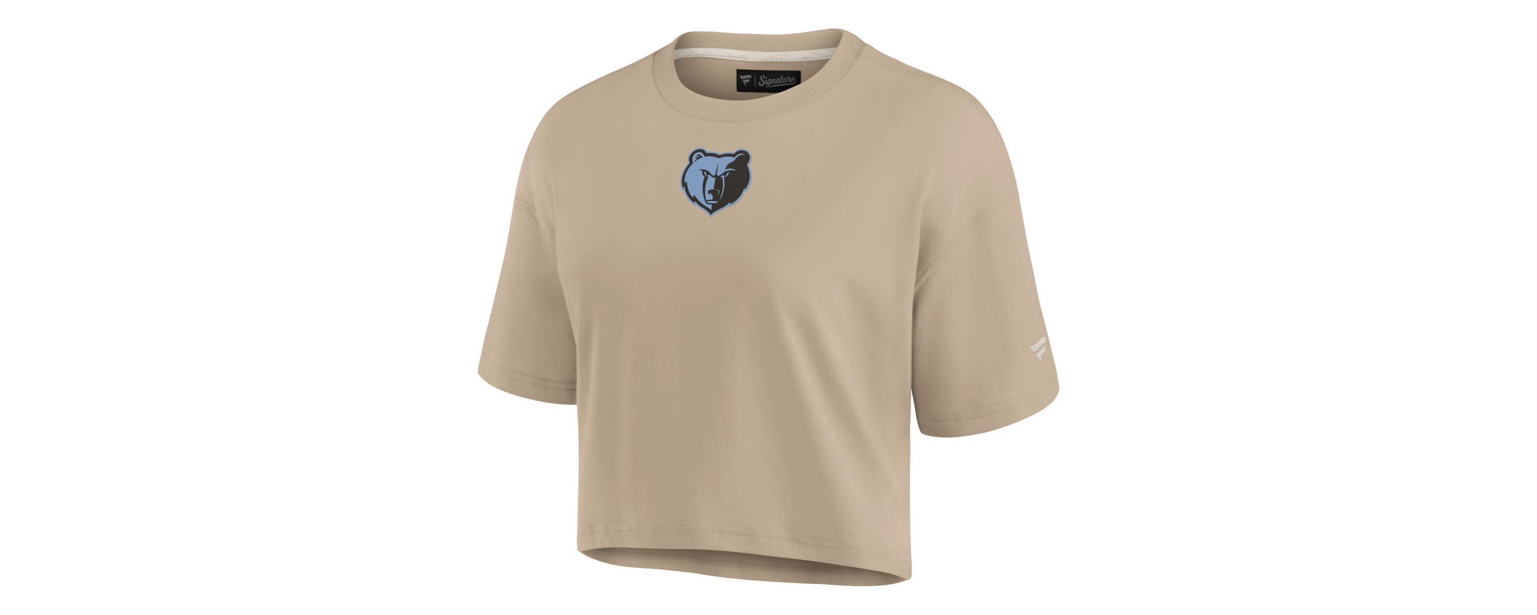 NBA Fanatics Memphis Grizzlies Elements Super Soft Boxy Cropped T-Shirt