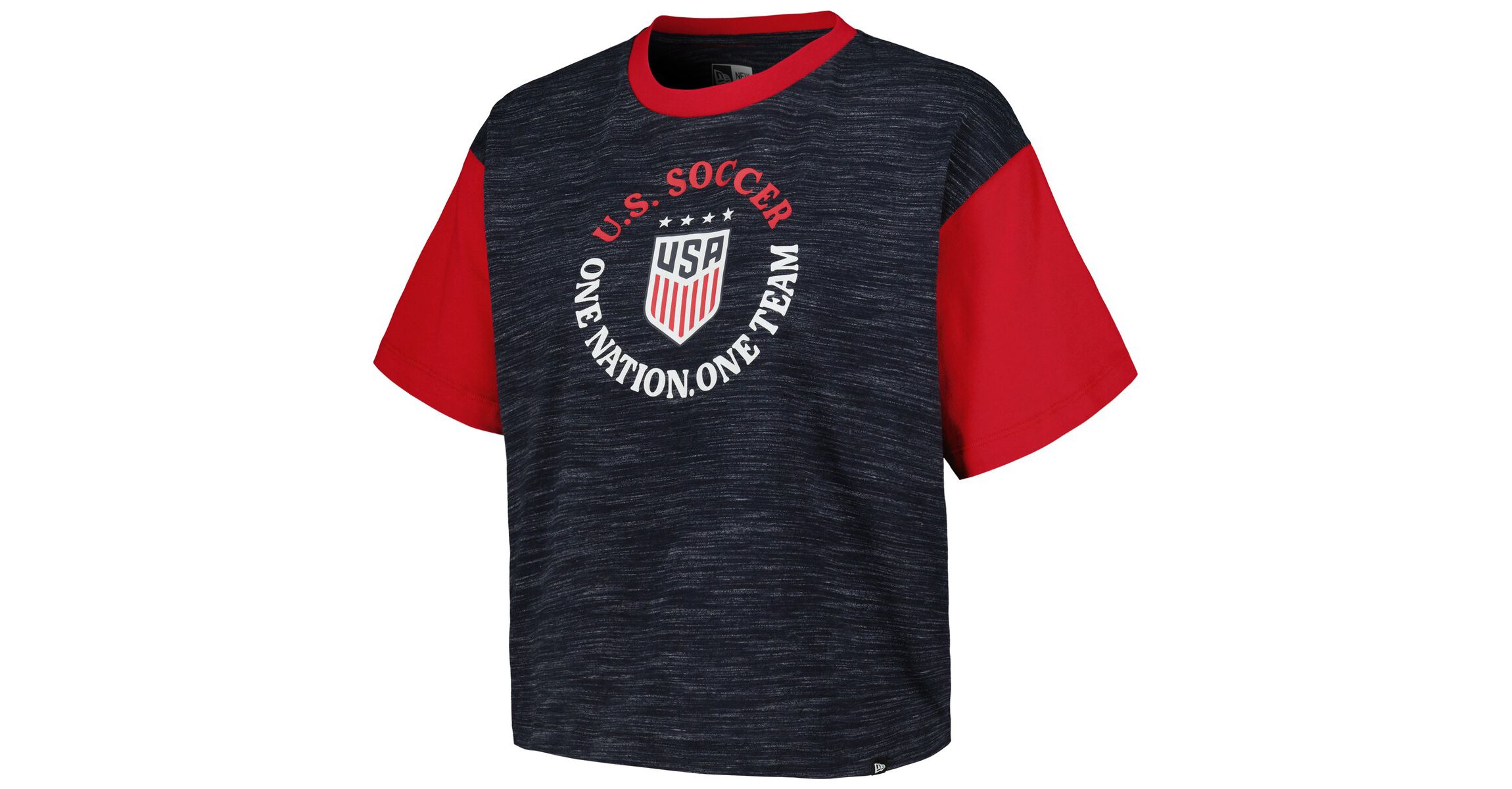 USWNT Athletic Cross Back Cropped T-Shirt by 5th & Ocean