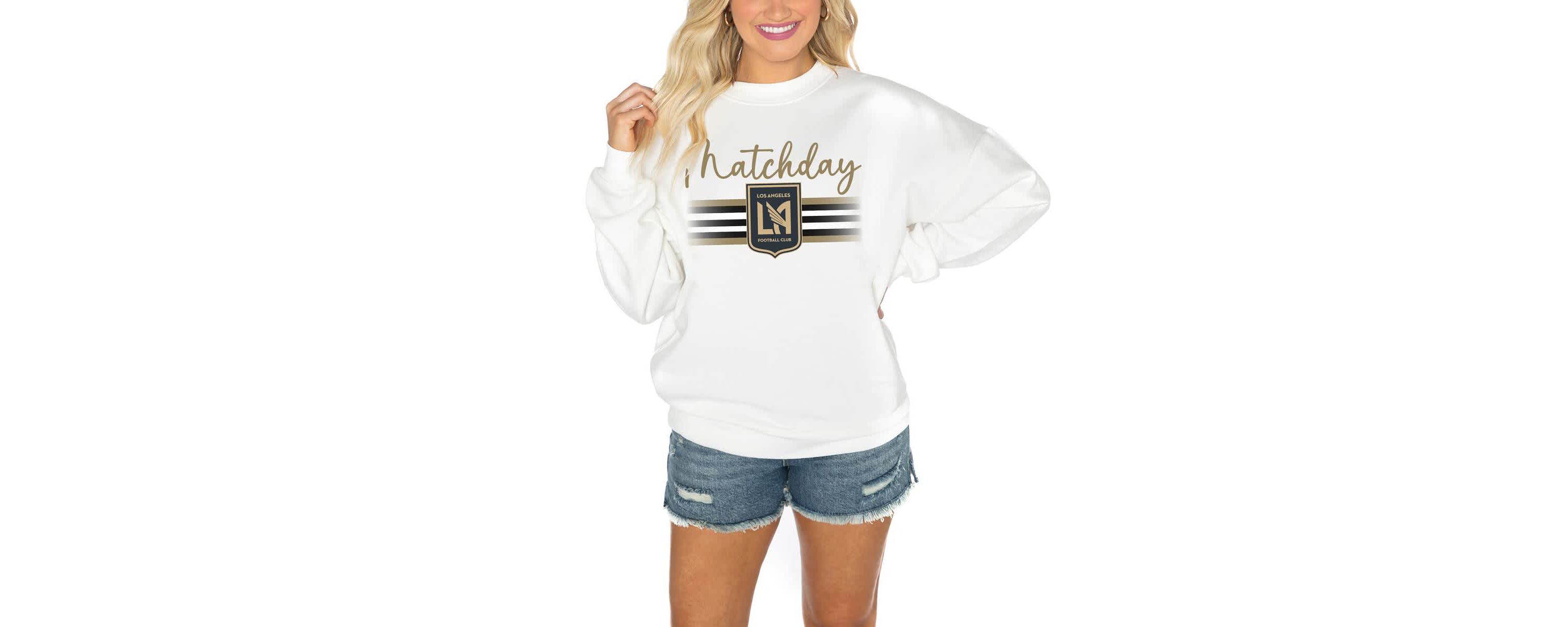 MLS LAFC Matchday Crewneck Drop Shoulder Sweatshirt