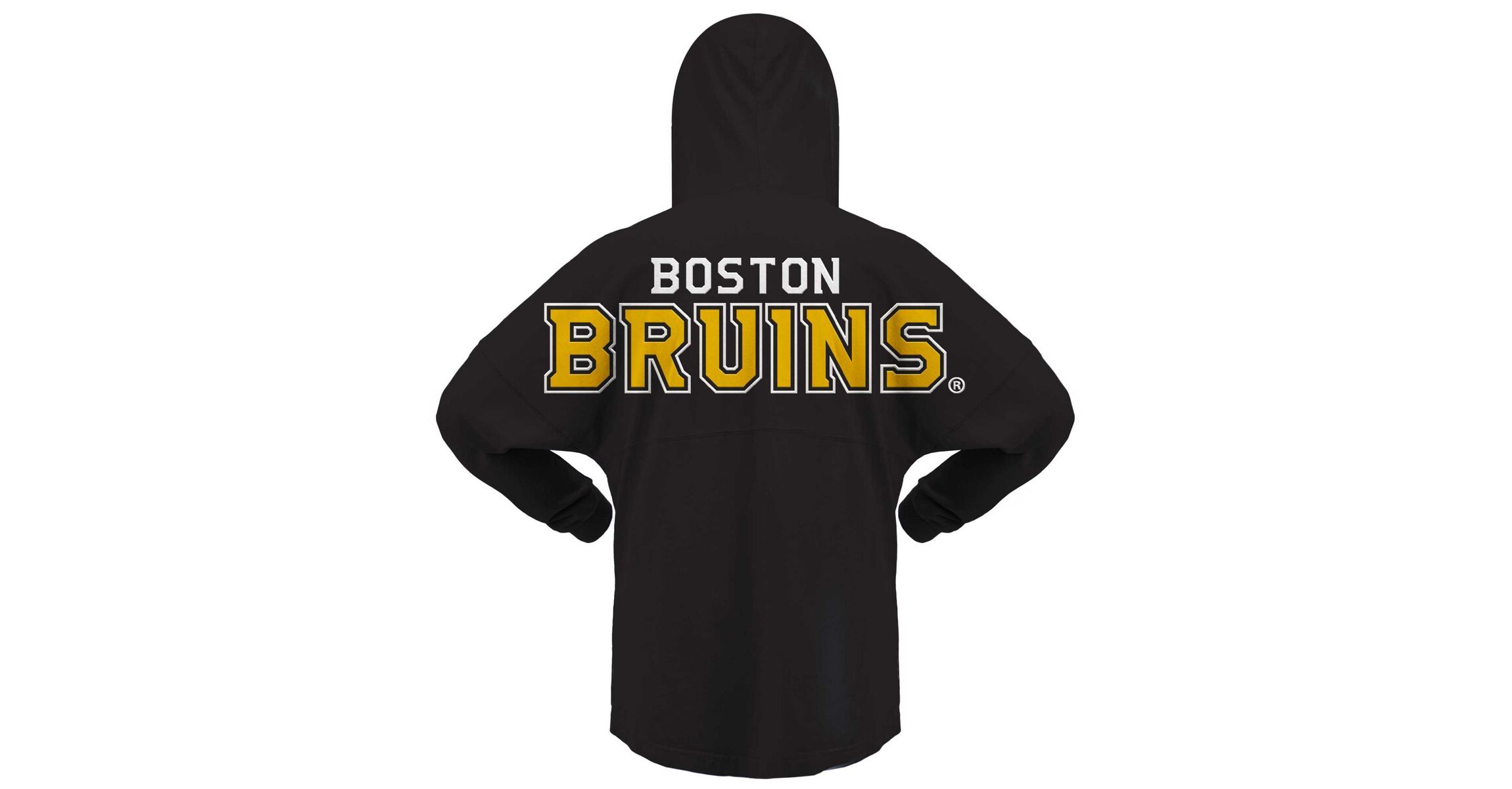 NHL Fanatics Jersey Lace-Up V-Neck Long Sleeve Hoodie T-Shirt