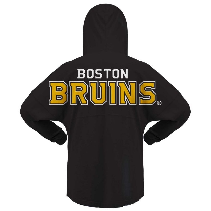 NHL Fanatics Jersey Lace-Up V-Neck Long Sleeve Hoodie T-Shirt