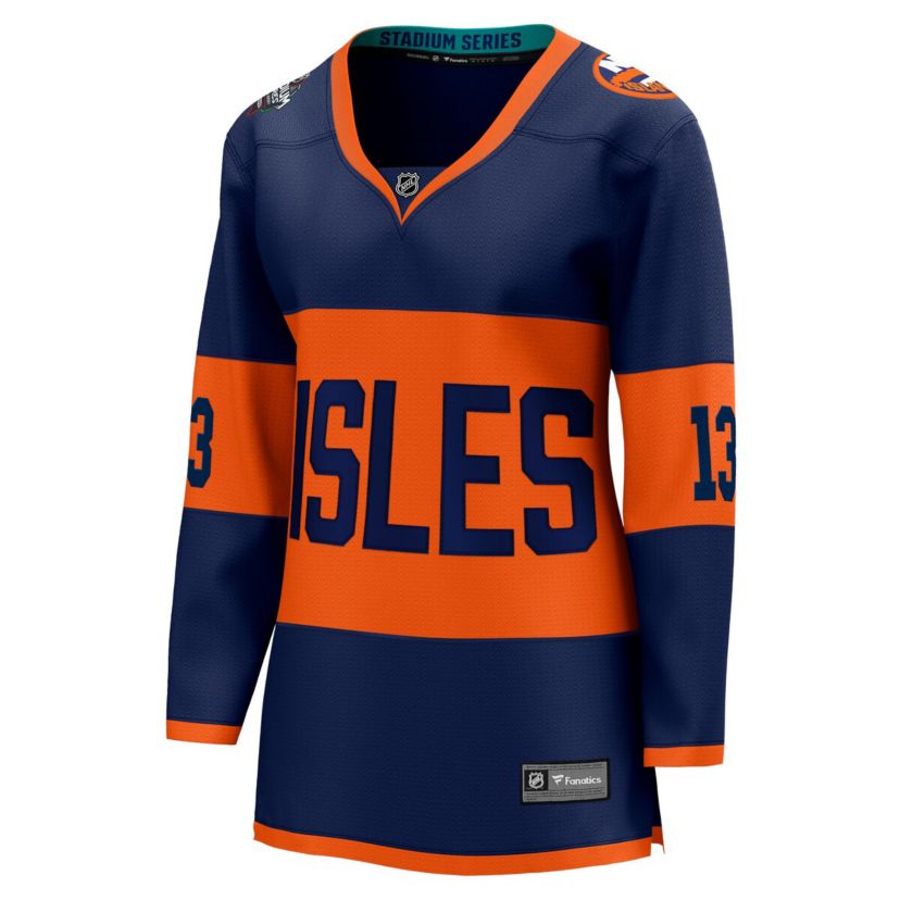 NHL Fanatics Mathew Barzal New York Islanders 2024 NHL Stadium Series Breakaway Player Jersey