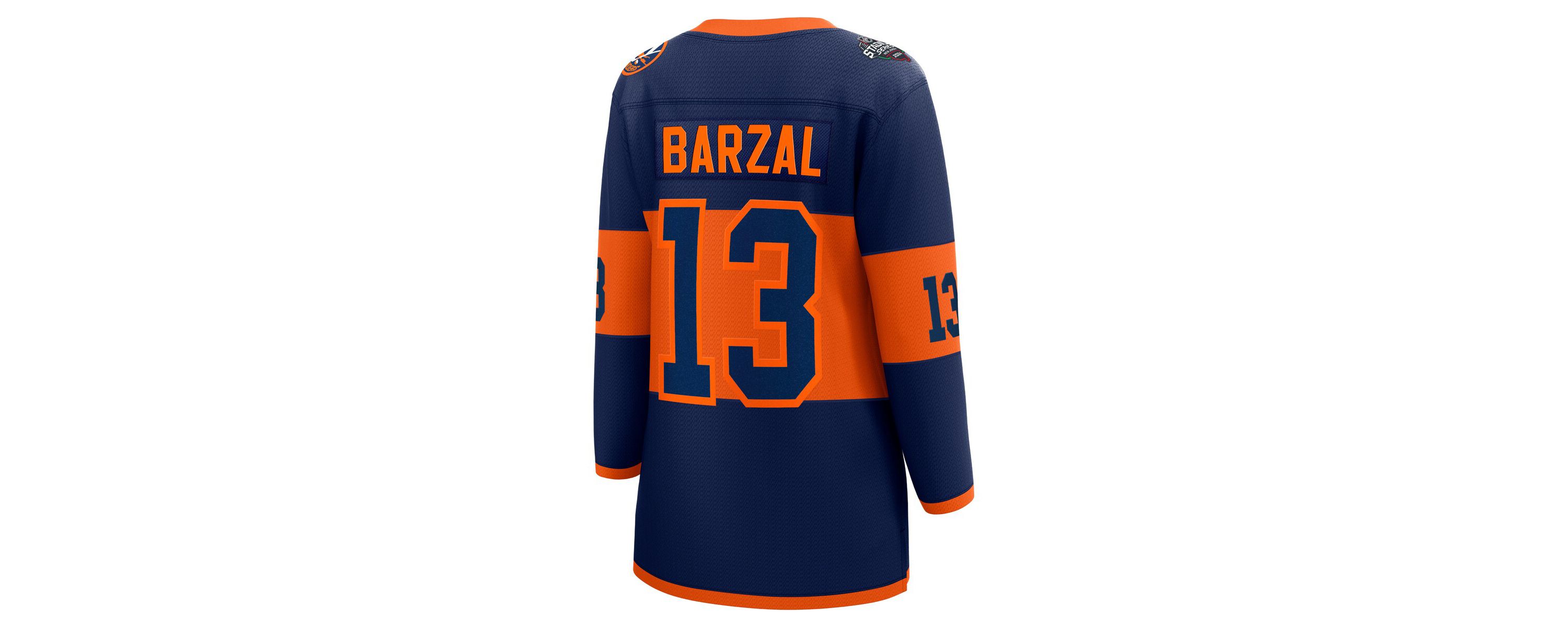 NHL Fanatics Mathew Barzal New York Islanders 2024 NHL Stadium Series Breakaway Player Jersey