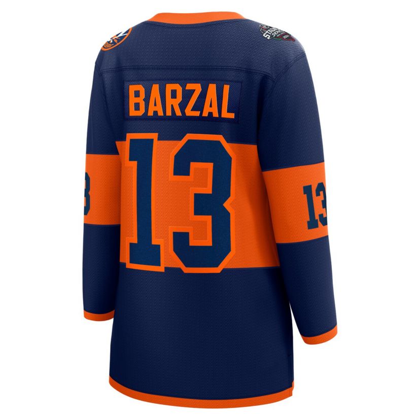 NHL Fanatics Mathew Barzal New York Islanders 2024 NHL Stadium Series Breakaway Player Jersey