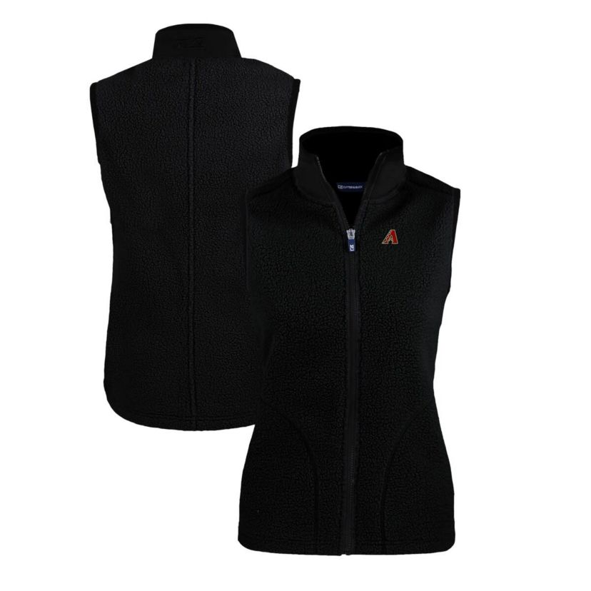 MLB Arizona Diamondbacks Cascade Eco Sherpa Fleece Full-Zip Vest