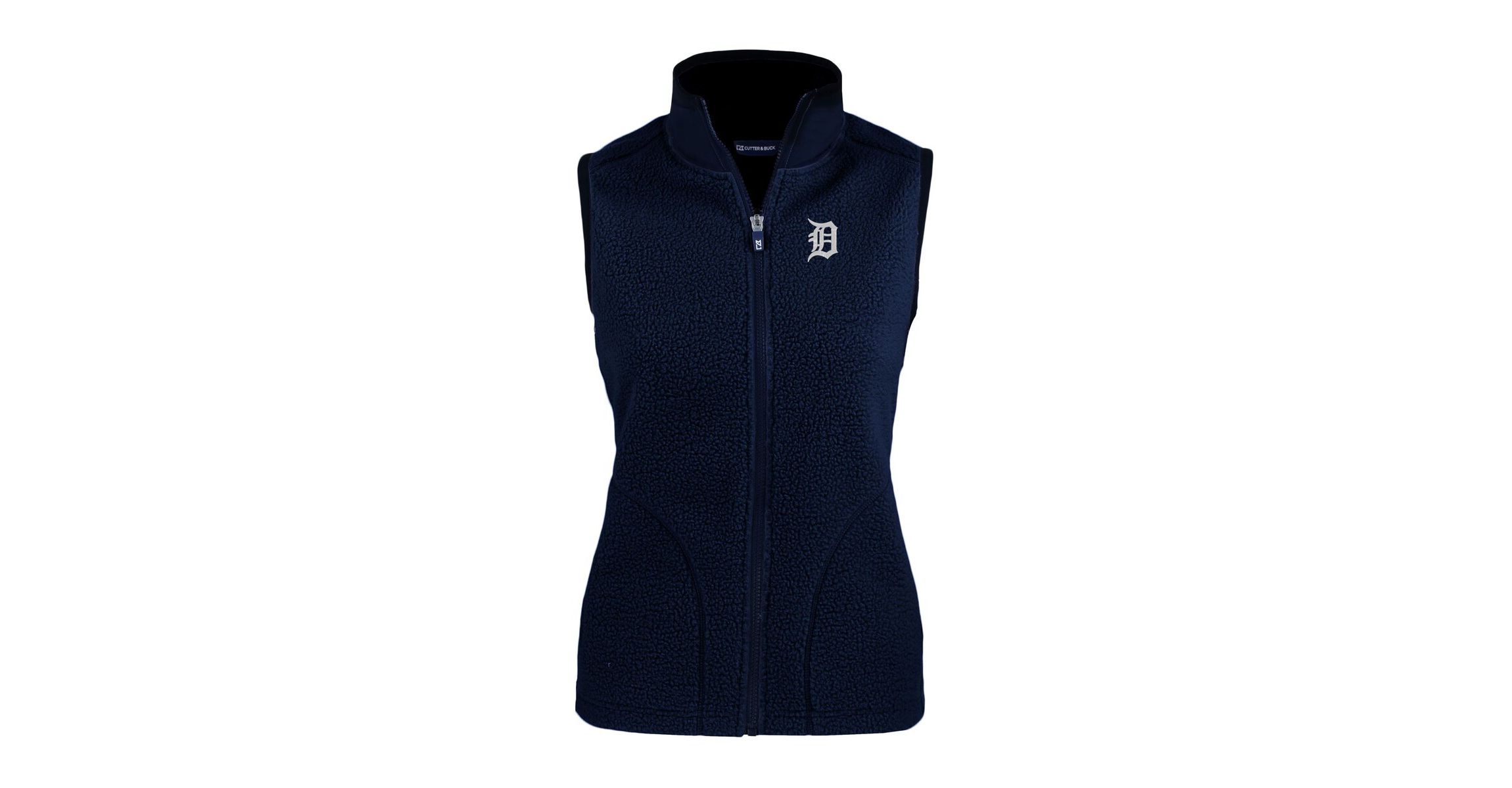 MLB Detroit Tigers Cascade Eco Sherpa Fleece Full-Zip Vest