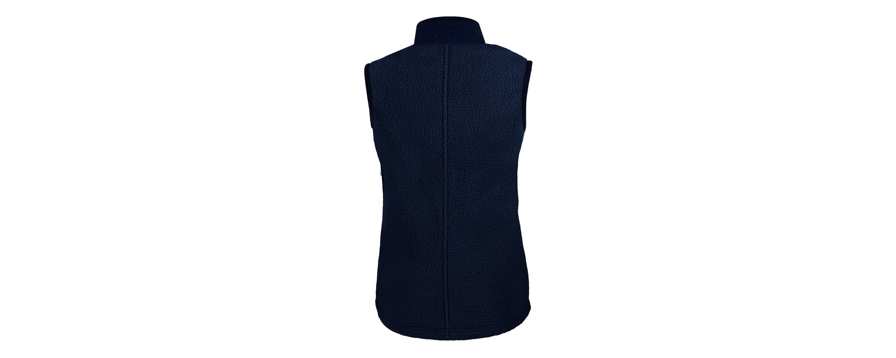 MLB Milwaukee Brewers Cascade Eco Sherpa Fleece Full-Zip Vest