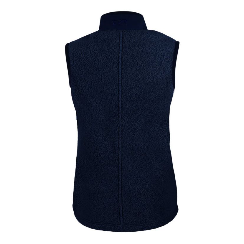 MLB Milwaukee Brewers Cascade Eco Sherpa Fleece Full-Zip Vest