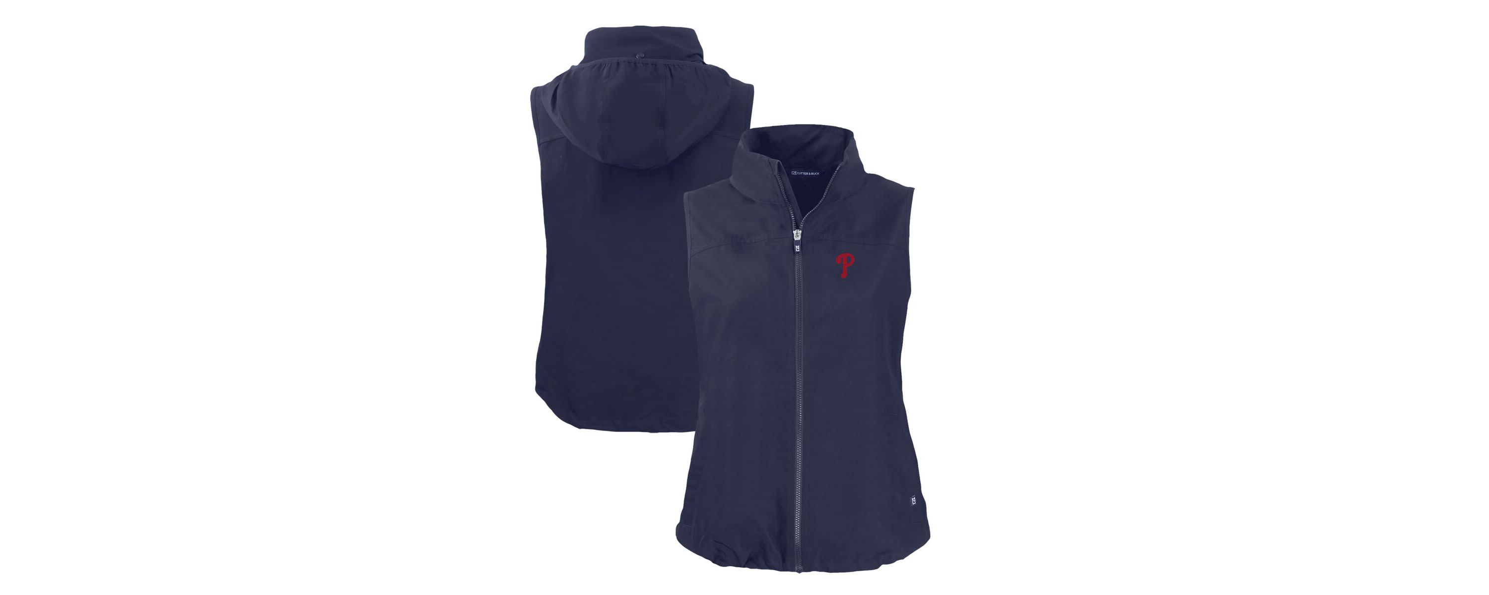 MLB Philadelphia Phillies Charter Eco Recycled Full-Zip Vest
