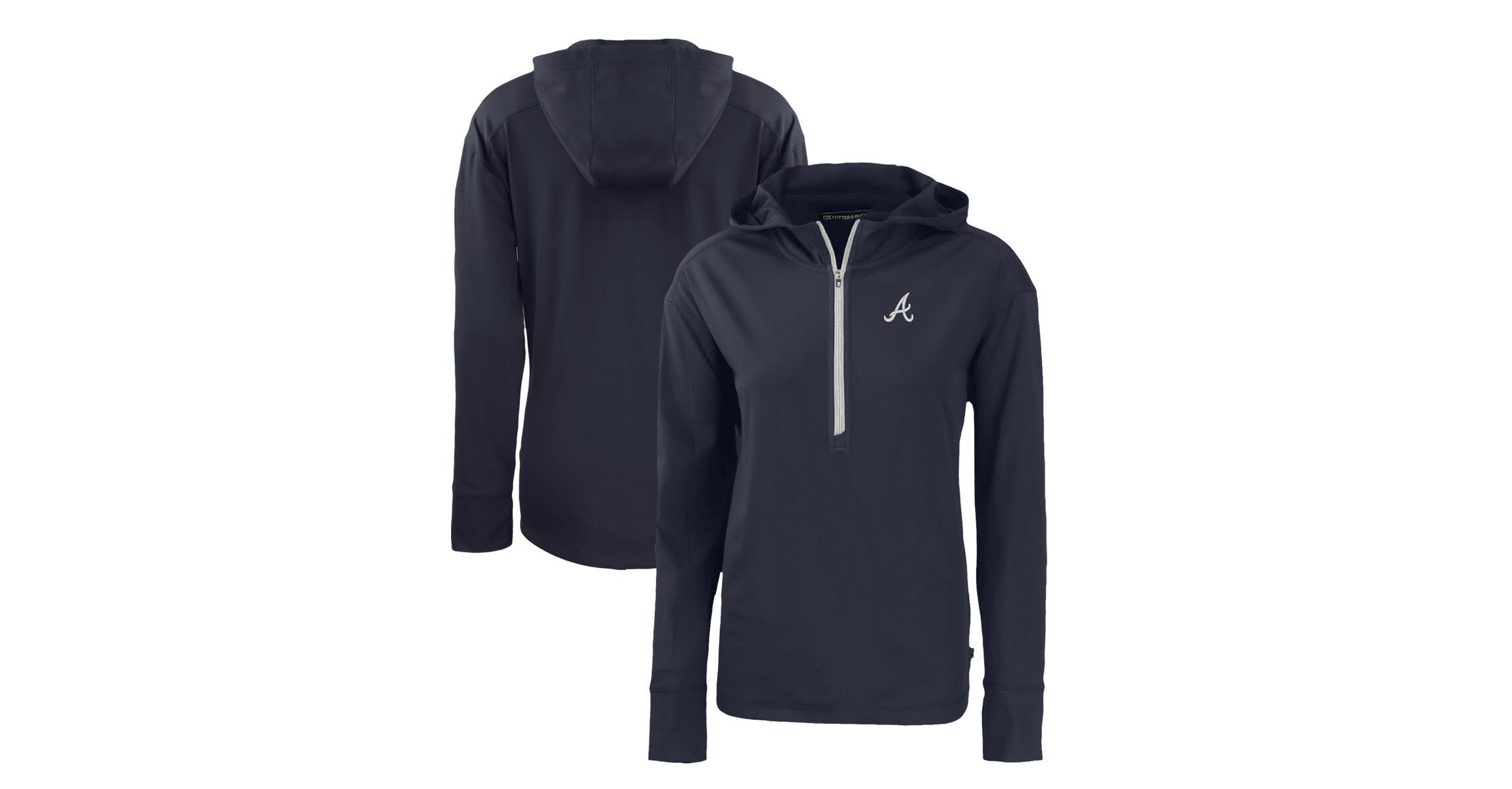 MLB Atlanta Braves Daybreak Eco Recycled Half-Zip Hoodie