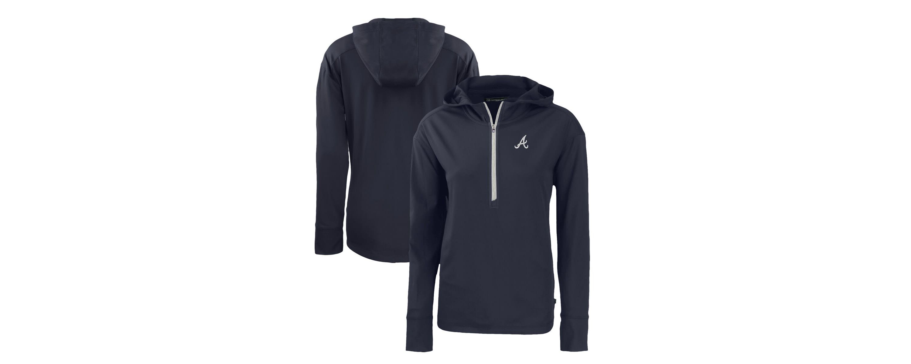 MLB Atlanta Braves Daybreak Eco Recycled Half-Zip Hoodie