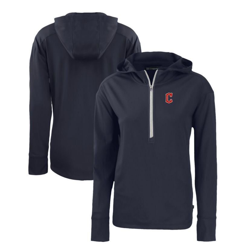 MLB Cleveland Guardians Daybreak Eco Recycled Half-Zip Hoodie