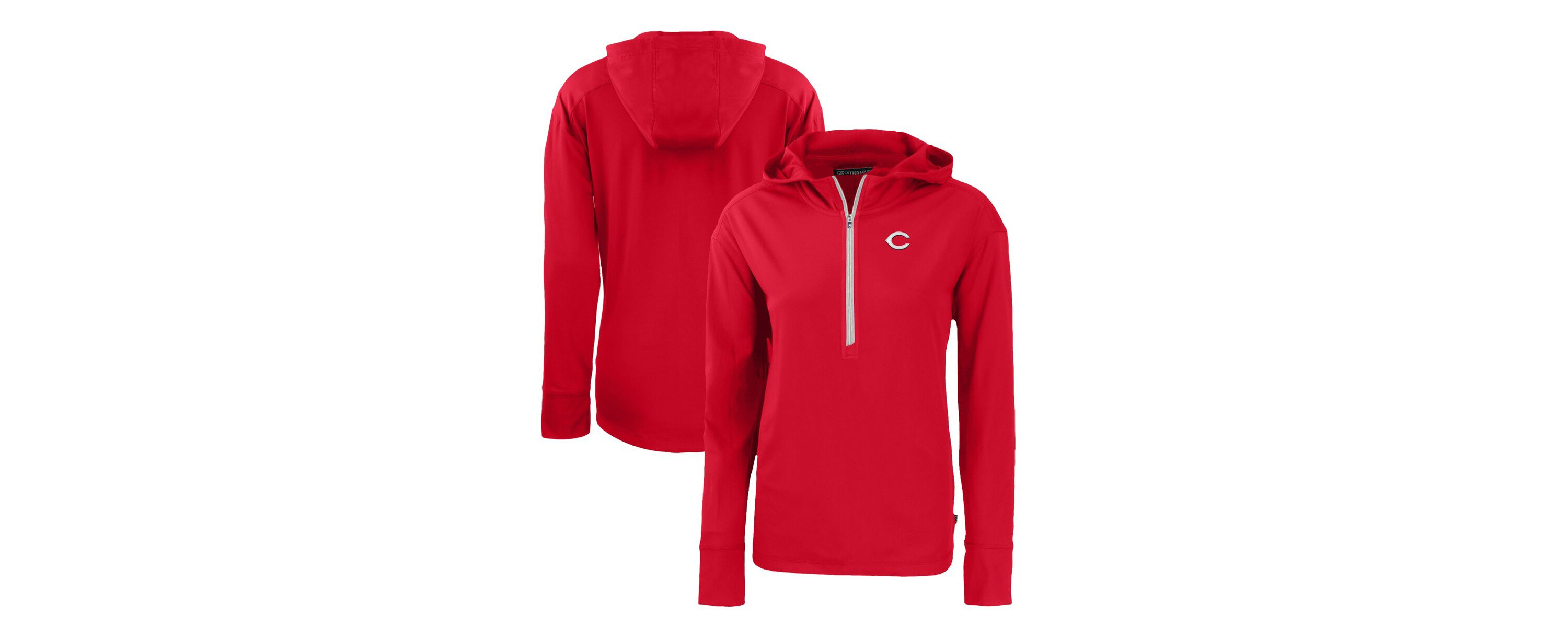 MLB Cincinnati Reds Daybreak Eco Recycled Half-Zip Hoodie