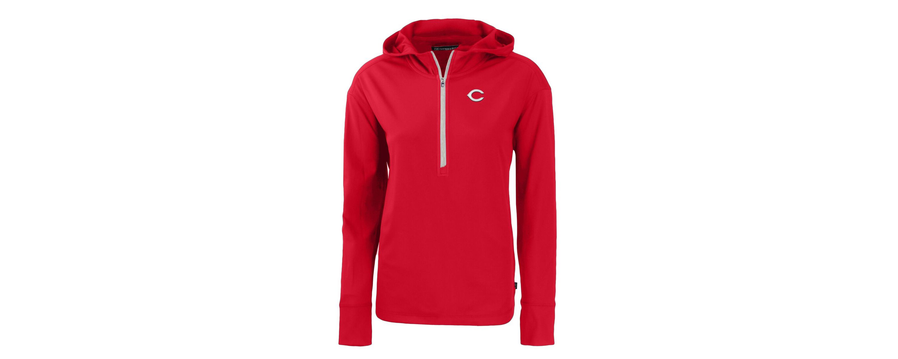 MLB Cincinnati Reds Daybreak Eco Recycled Half-Zip Hoodie
