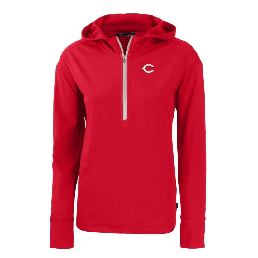MLB Cincinnati Reds Daybreak Eco Recycled Half-Zip Hoodie