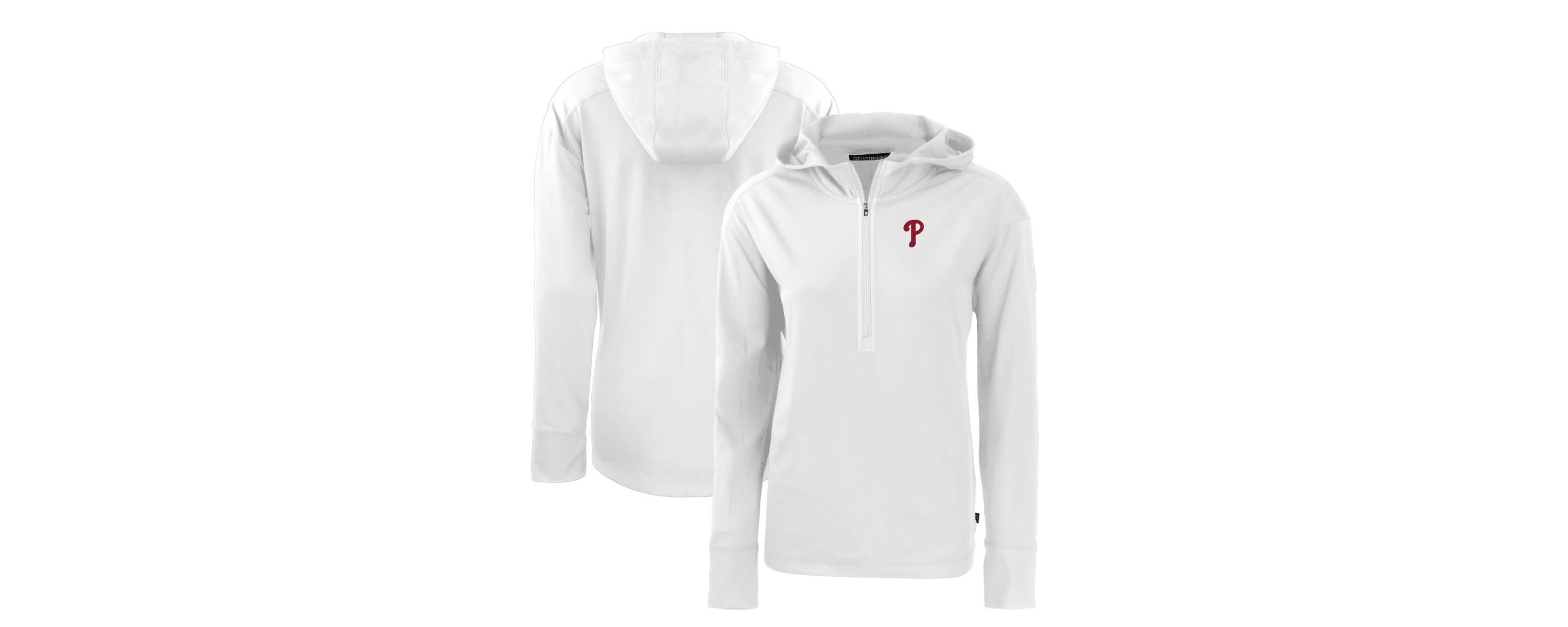 MLB Philadelphia Phillies Daybreak Eco Recycled Half-Zip Hoodie