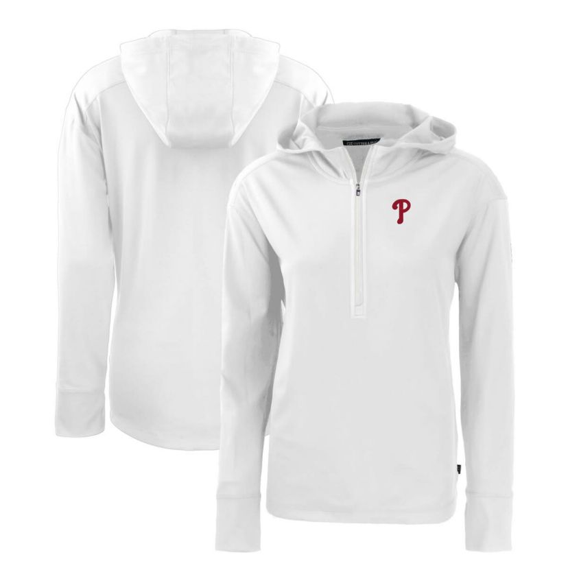 MLB Philadelphia Phillies Daybreak Eco Recycled Half-Zip Hoodie