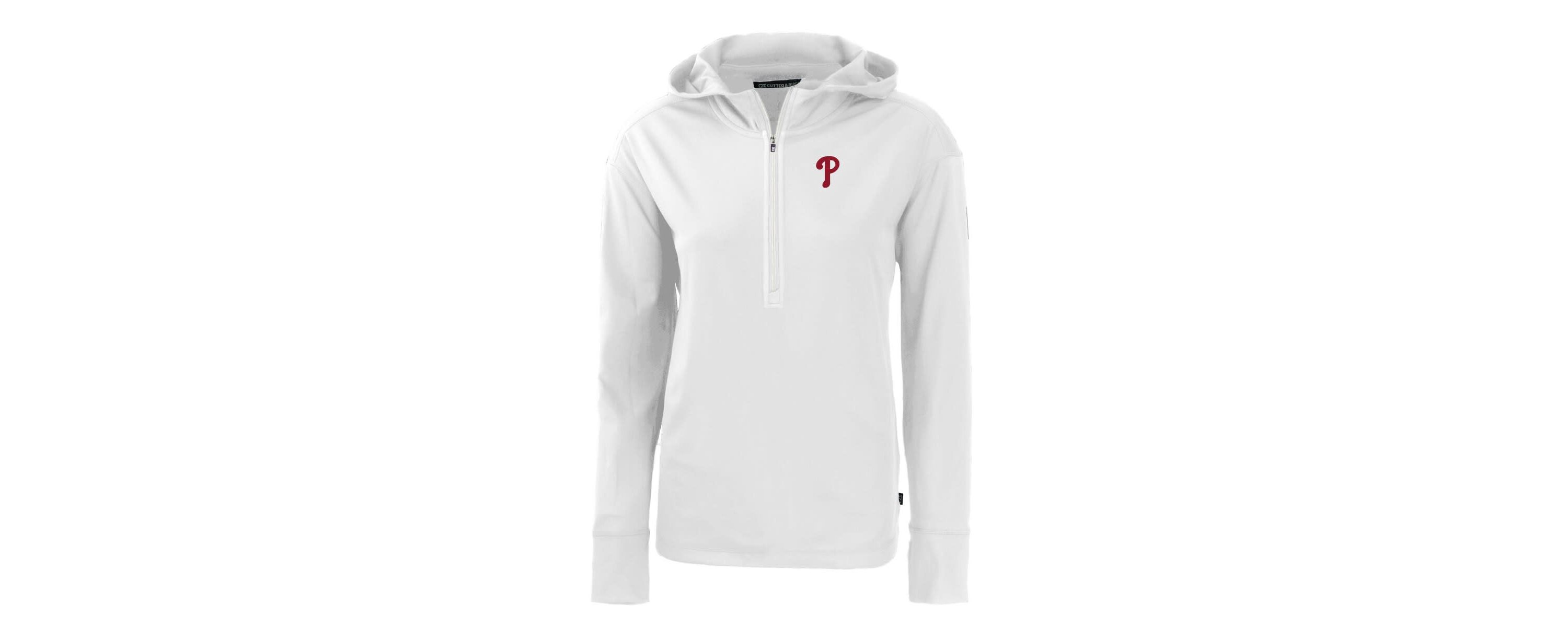 MLB Philadelphia Phillies Daybreak Eco Recycled Half-Zip Hoodie