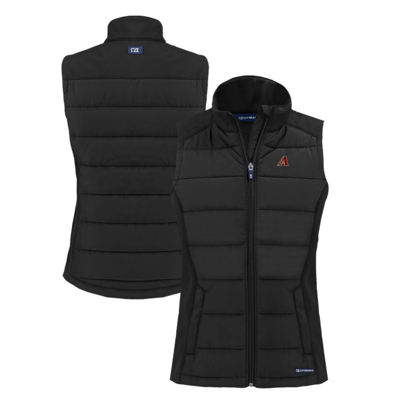MLB Arizona Diamondbacks Evoke Hybrid Eco Softshell Recycled Full-Zip Vest