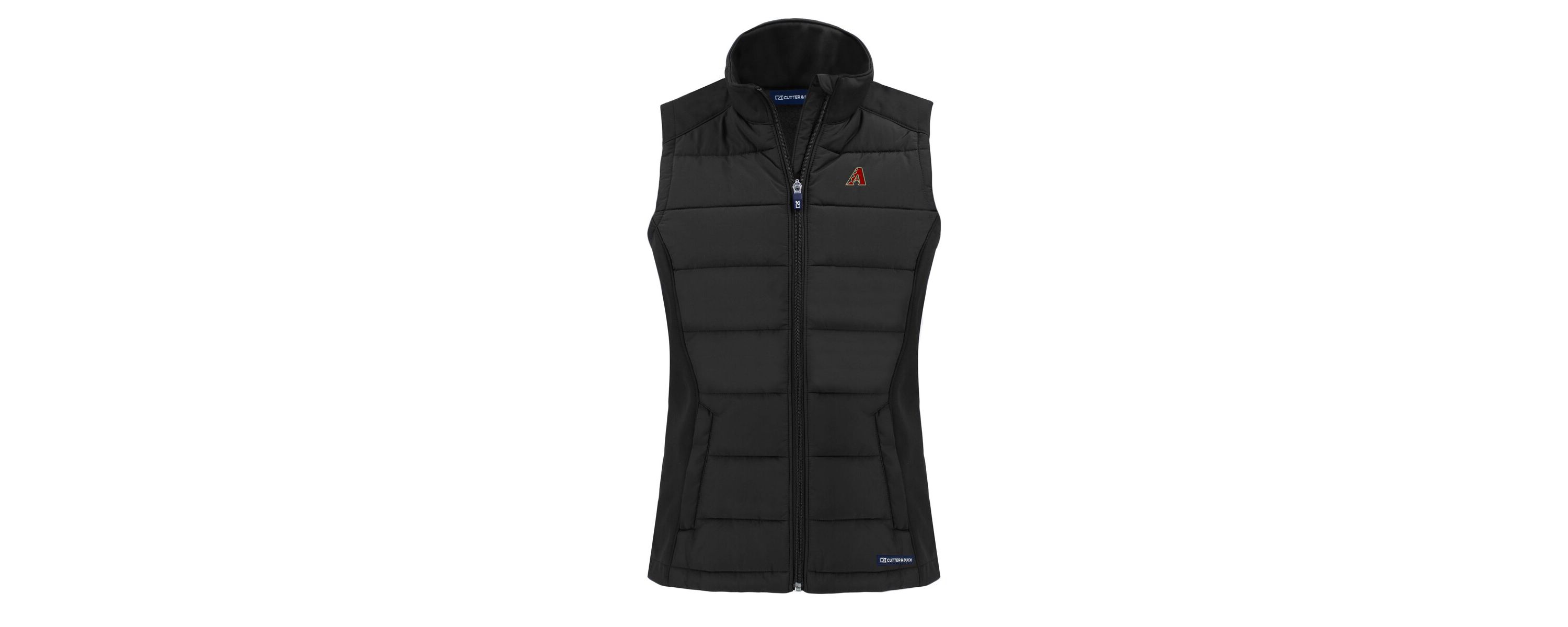 MLB Arizona Diamondbacks Evoke Hybrid Eco Softshell Recycled Full-Zip Vest