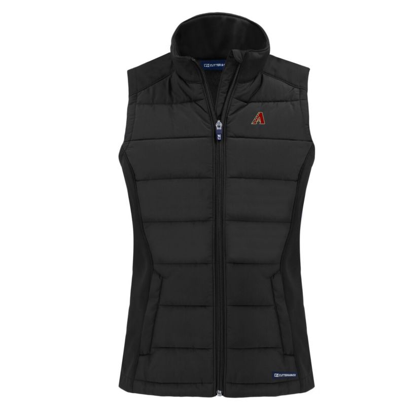 MLB Arizona Diamondbacks Evoke Hybrid Eco Softshell Recycled Full-Zip Vest