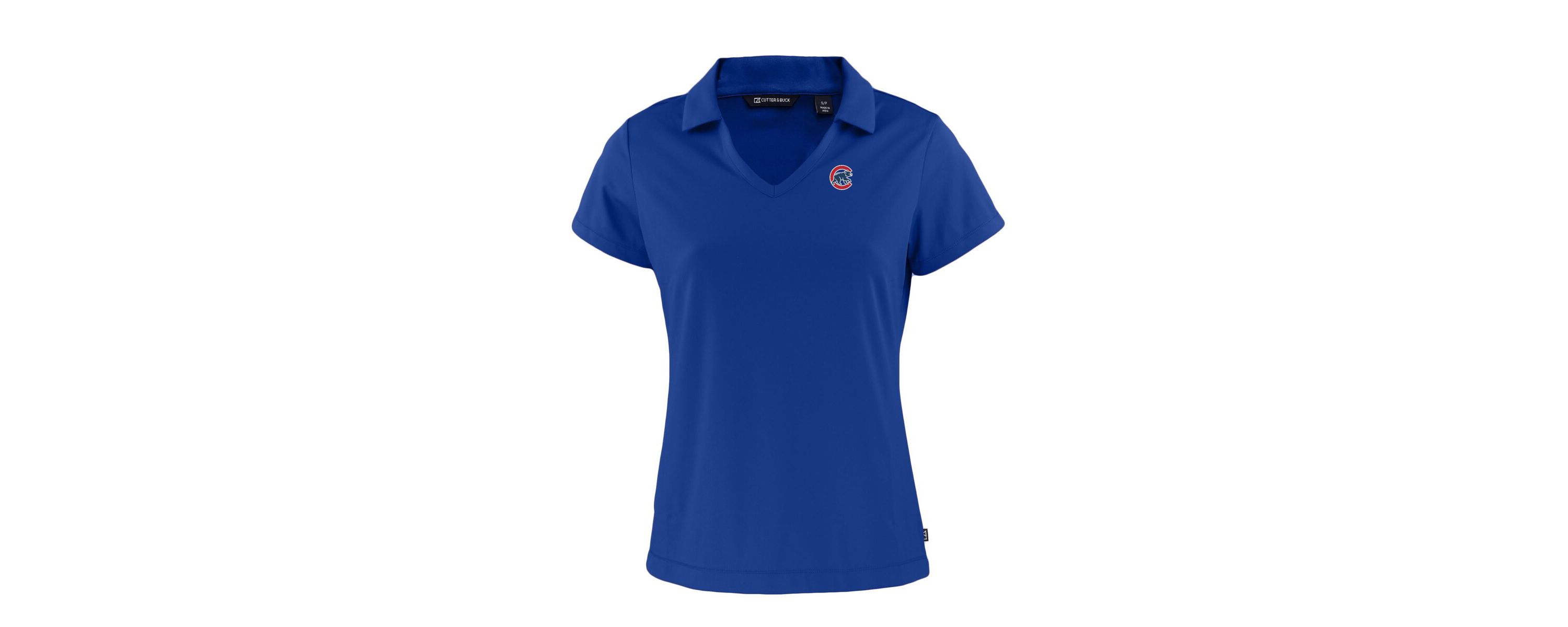 MLB Chicago Cubs Daybreak Eco Recycled V-Neck Polo