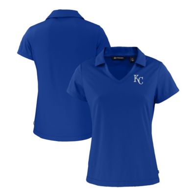Cutter & Buck MLB Kansas City Royals Daybreak Eco Recycled V-Neck Polo, XXL