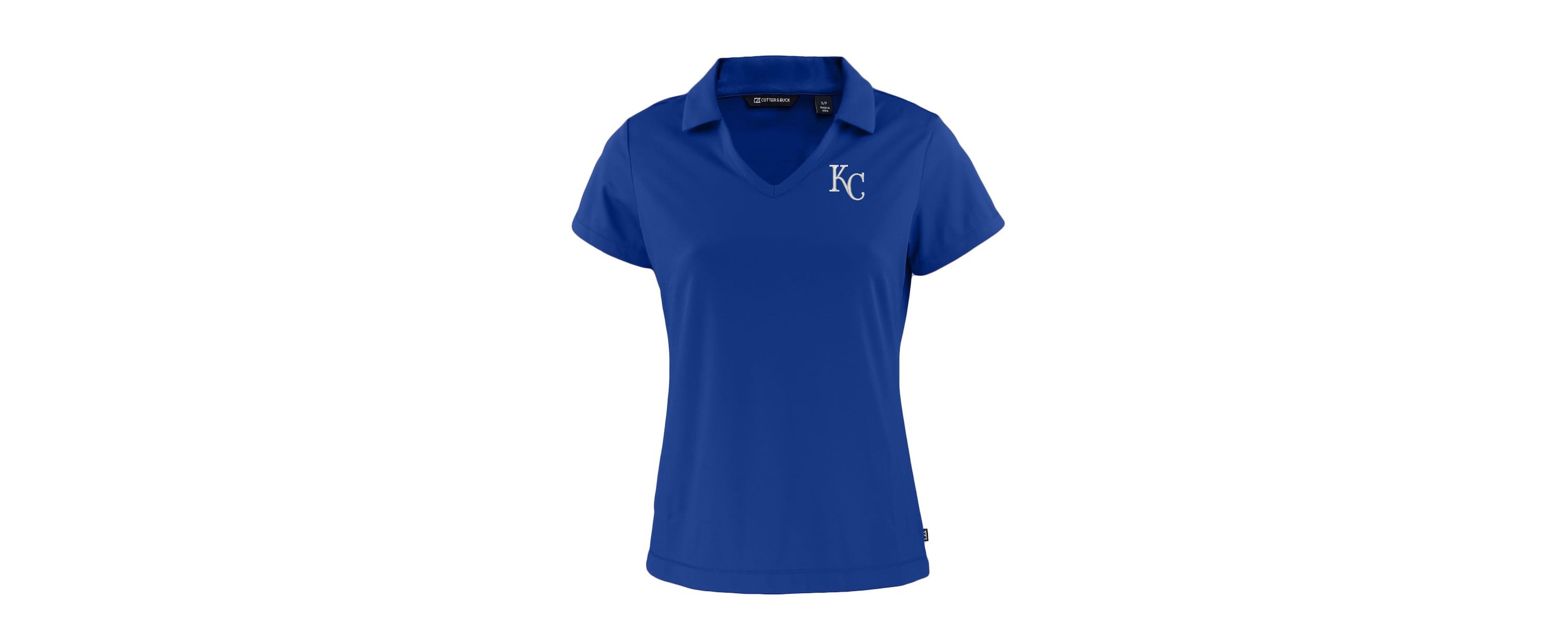 MLB Kansas City Royals Daybreak Eco Recycled V-Neck Polo
