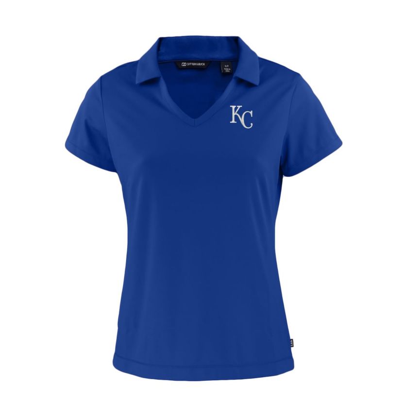 MLB Kansas City Royals Daybreak Eco Recycled V-Neck Polo