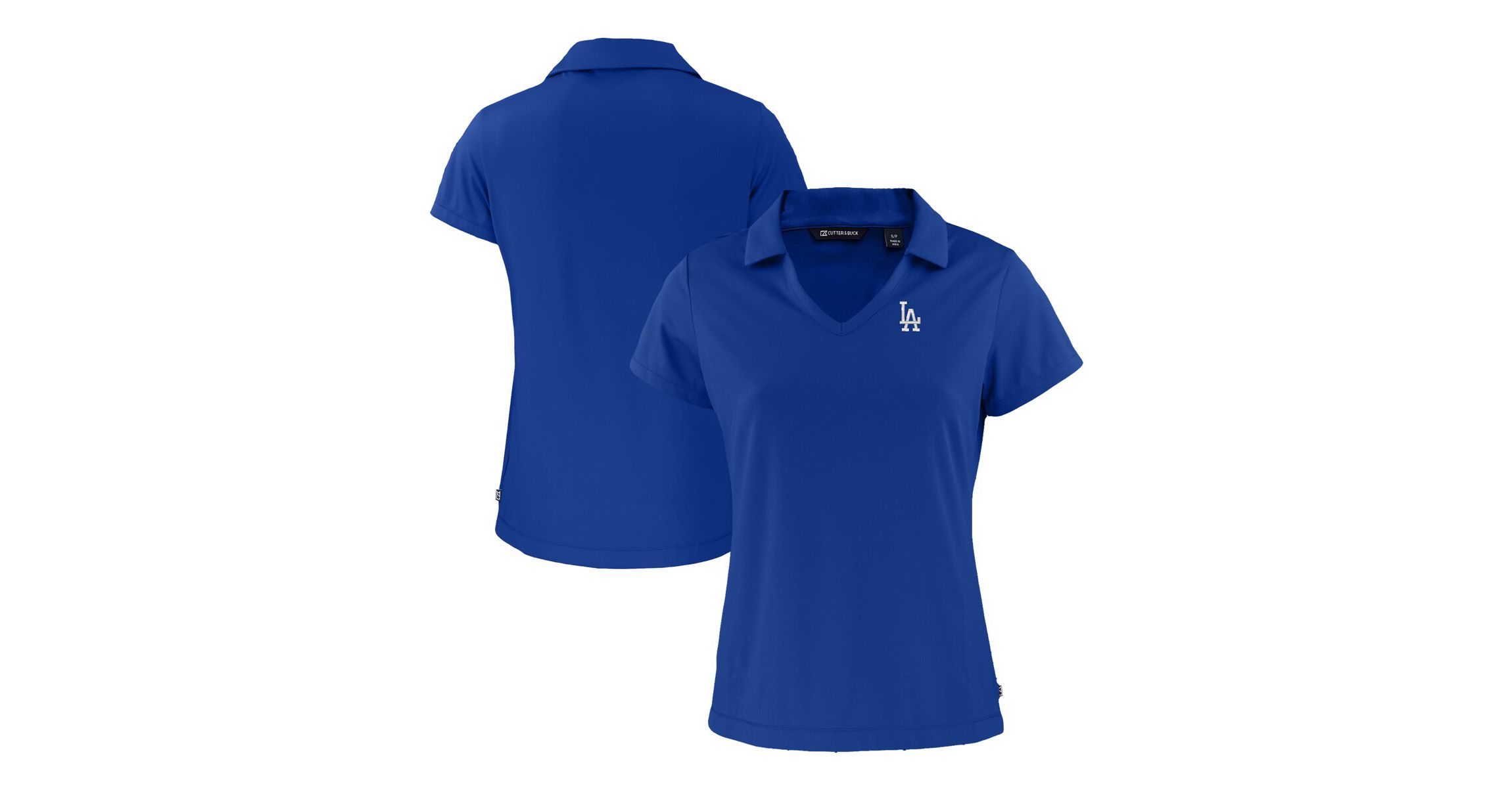MLB Los Angeles Dodgers Daybreak Eco Recycled V-Neck Polo