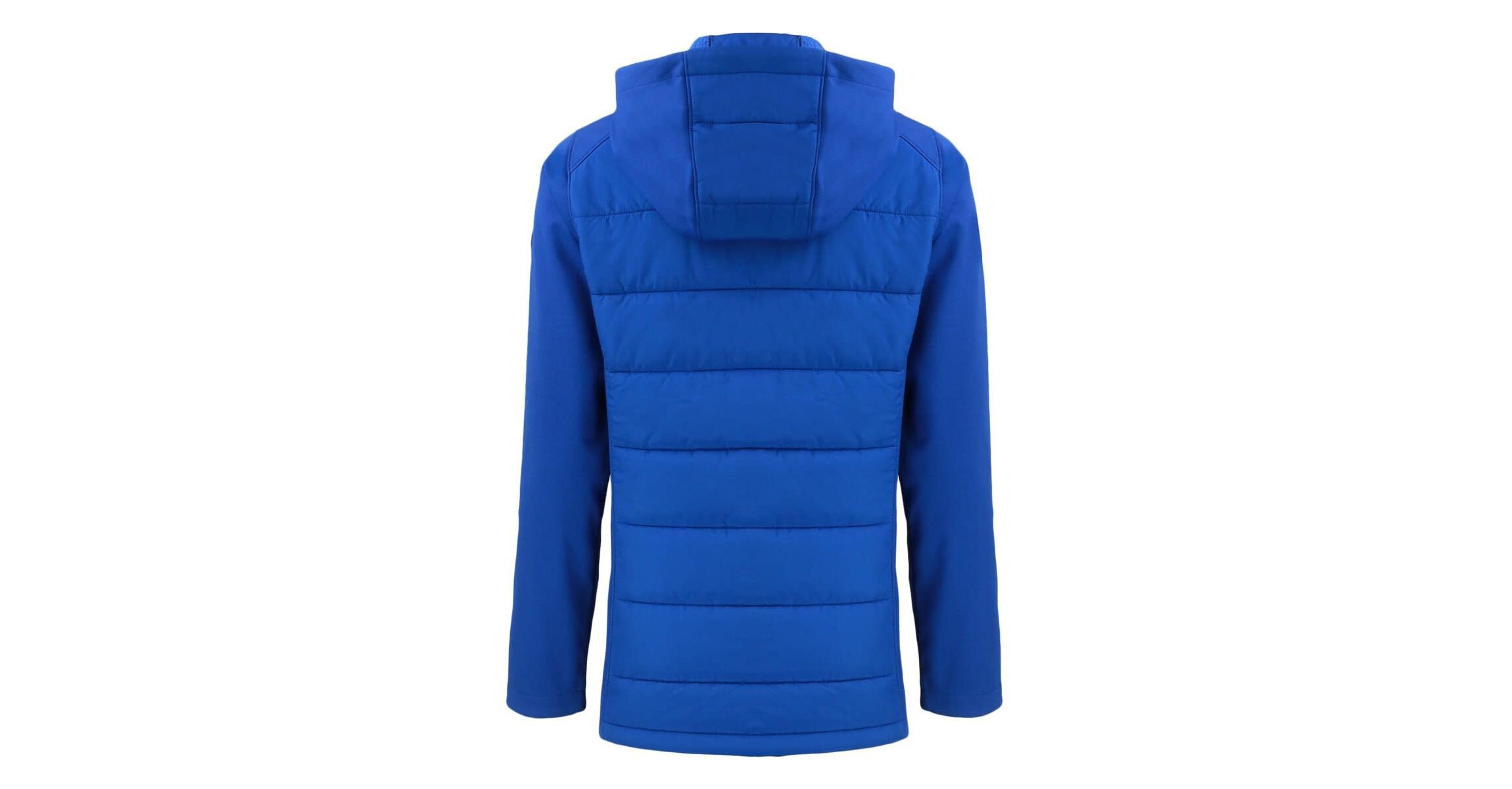 MLB New York Mets Evoke Hybrid Eco Softshell Recycled Full-Zip Hoodie Jacket