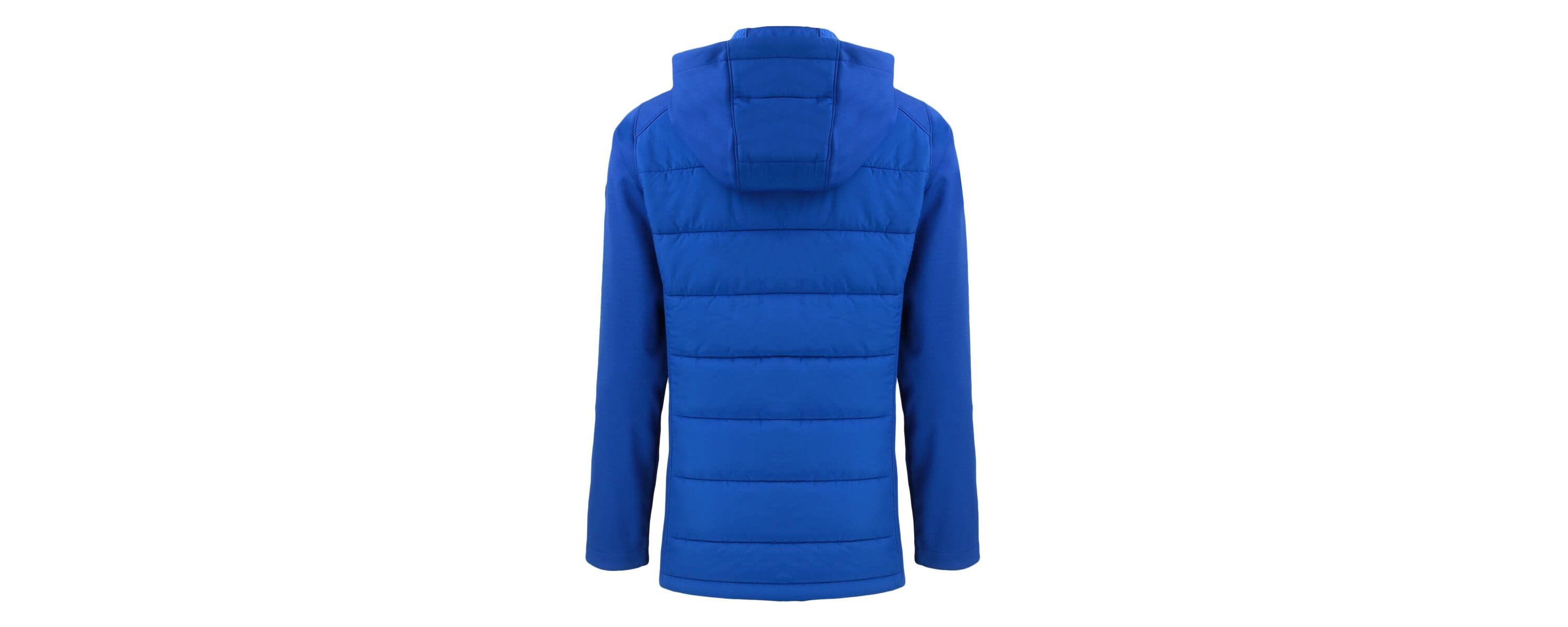 MLB New York Mets Evoke Hybrid Eco Softshell Recycled Full-Zip Hoodie Jacket