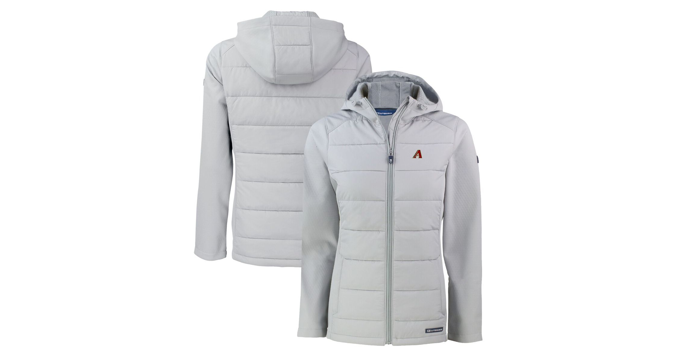 MLB Arizona Diamondbacks Evoke Hybrid Eco Softshell Recycled Full-Zip Hoodie Jacket