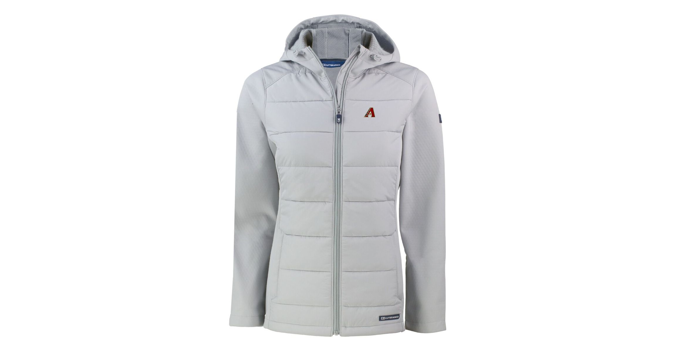 MLB Arizona Diamondbacks Evoke Hybrid Eco Softshell Recycled Full-Zip Hoodie Jacket