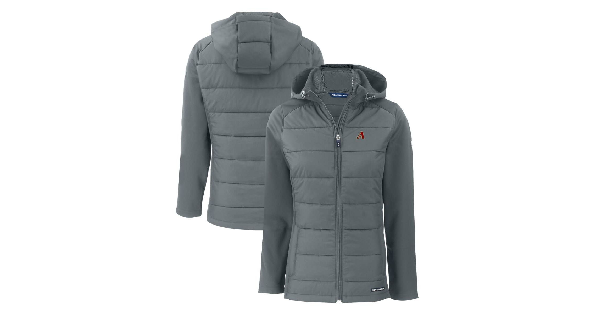 MLB Arizona Diamondbacks Evoke Hybrid Eco Softshell Recycled Full-Zip Hoodie Jacket