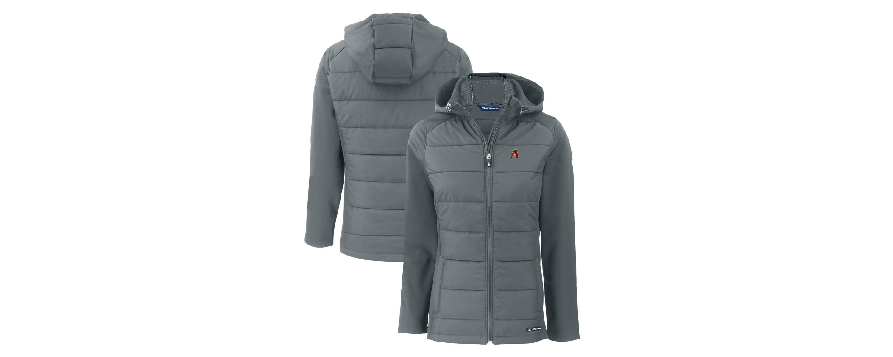 MLB Arizona Diamondbacks Evoke Hybrid Eco Softshell Recycled Full-Zip Hoodie Jacket