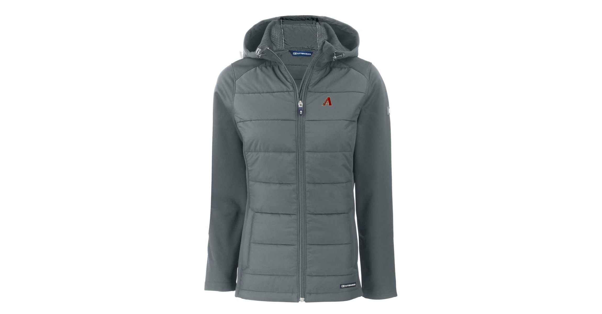 MLB Arizona Diamondbacks Evoke Hybrid Eco Softshell Recycled Full-Zip Hoodie Jacket