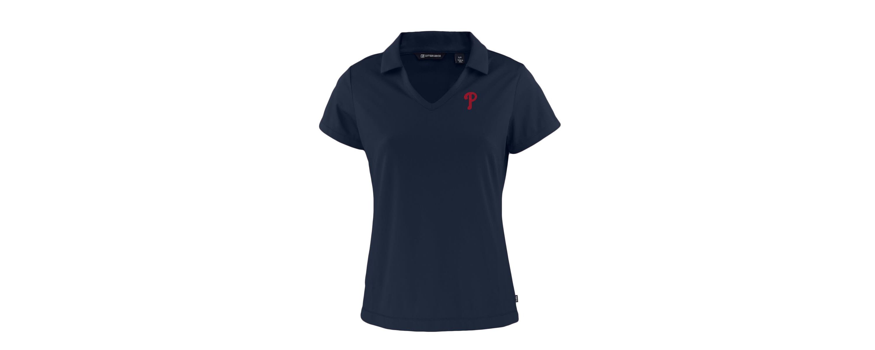 MLB Philadelphia Phillies Daybreak Eco Recycled V-Neck Polo