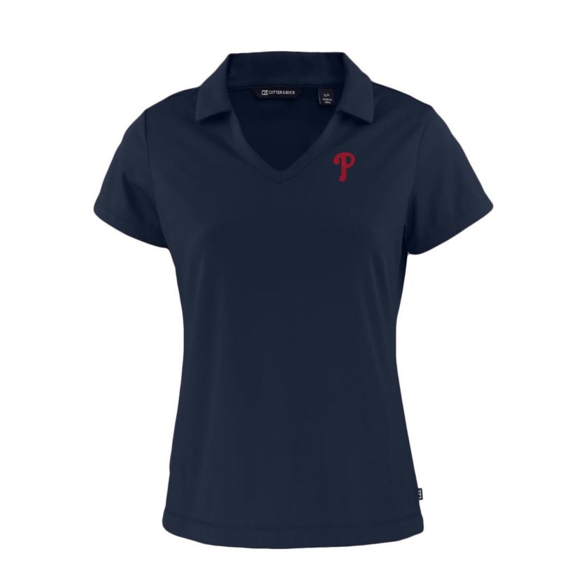 MLB Philadelphia Phillies Daybreak Eco Recycled V-Neck Polo
