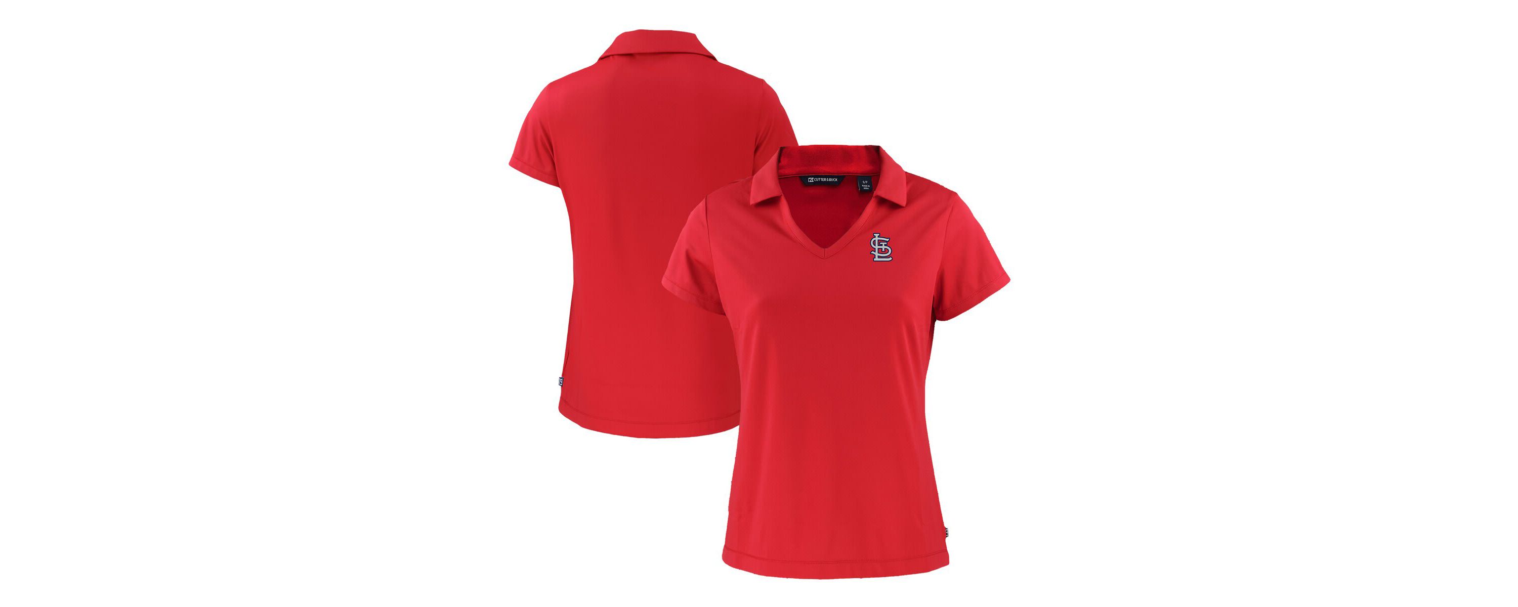 MLB St. Louis Cardinals Daybreak Eco Recycled V-Neck Polo