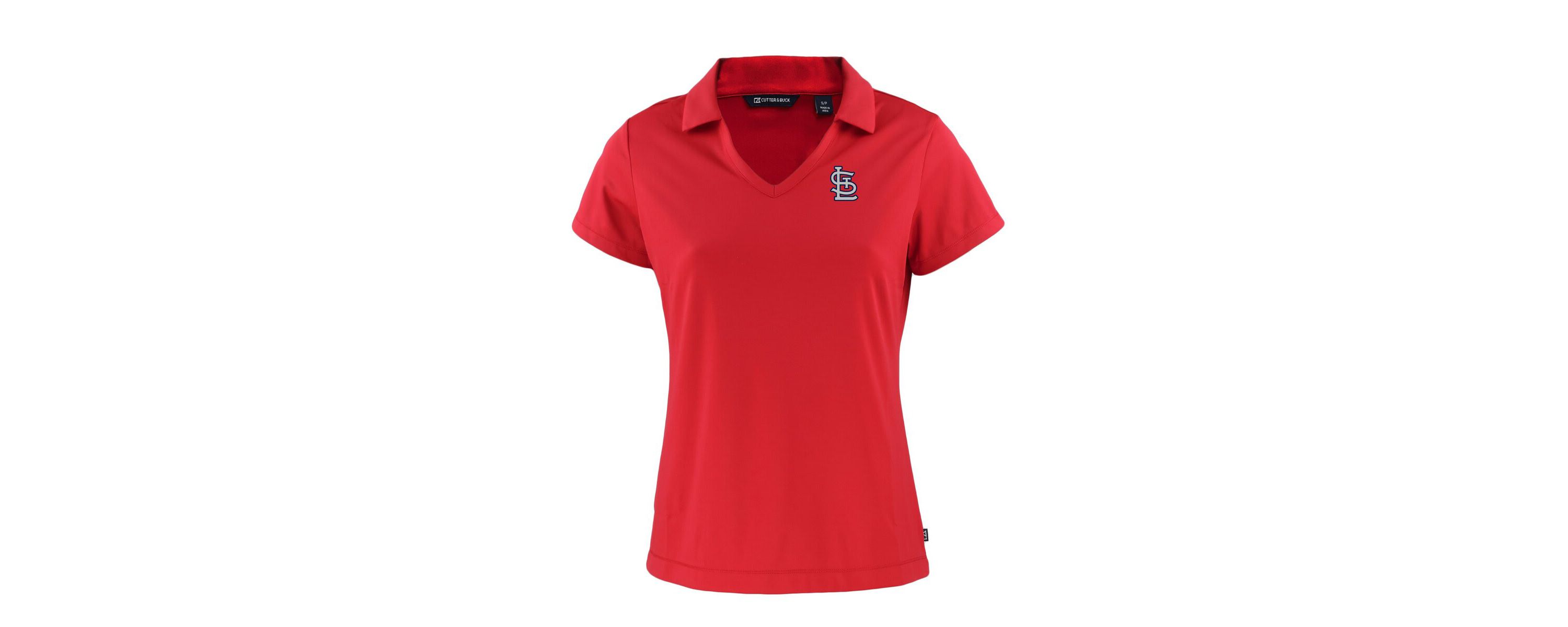 MLB St. Louis Cardinals Daybreak Eco Recycled V-Neck Polo