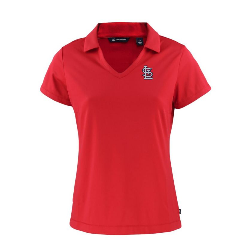 MLB St. Louis Cardinals Daybreak Eco Recycled V-Neck Polo