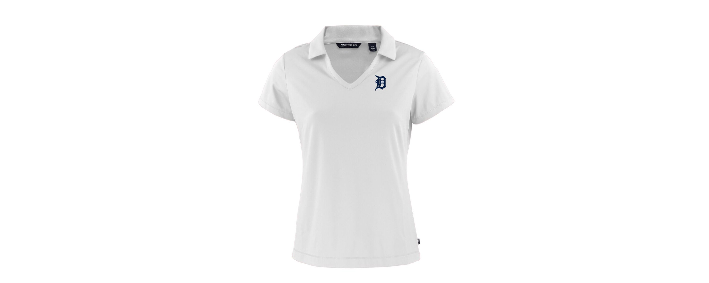 MLB Detroit Tigers Daybreak Eco Recycled V-Neck Polo