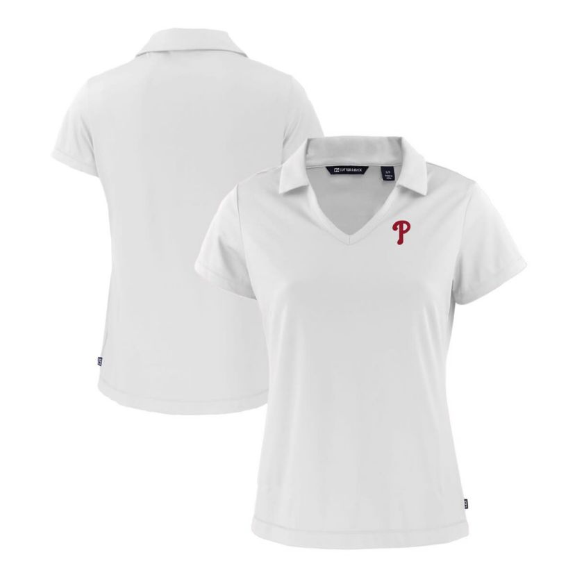 MLB Philadelphia Phillies Daybreak Eco Recycled V-Neck Polo