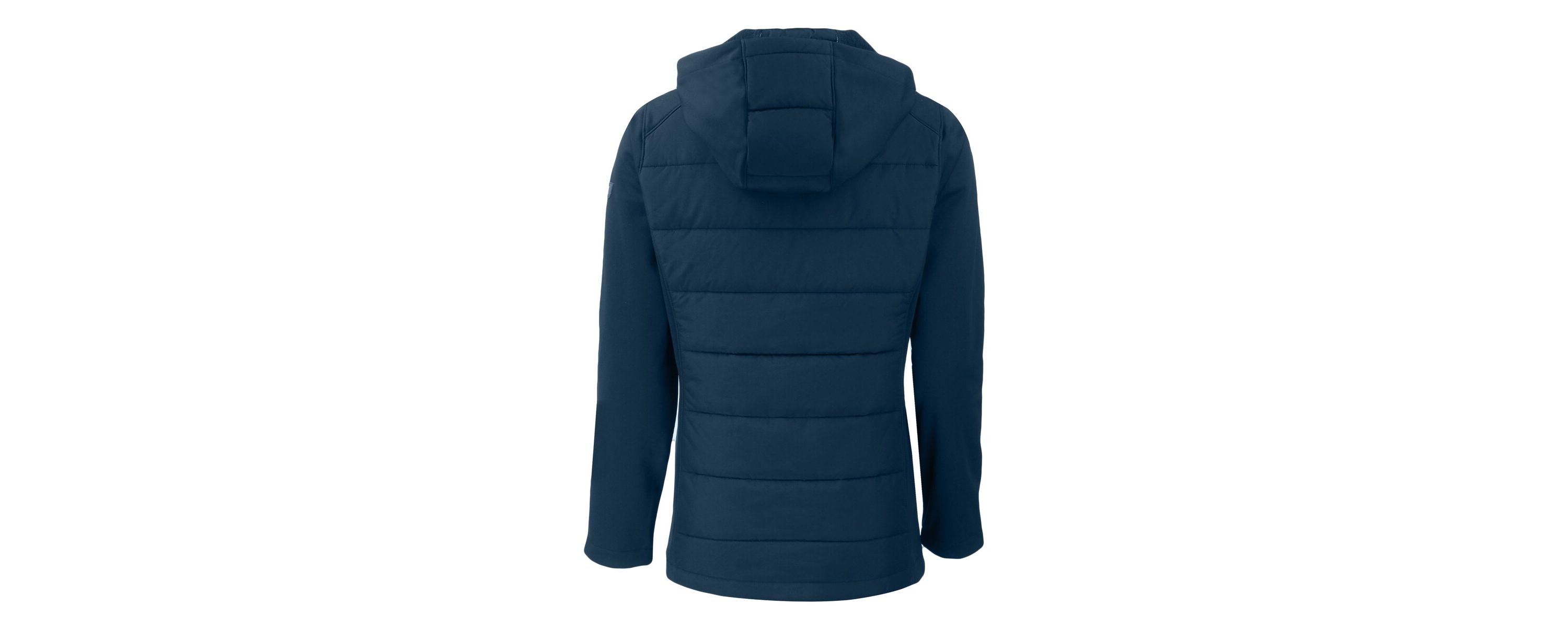 MLB Cleveland Guardians Evoke Hybrid Eco Softshell Recycled Full-Zip Hoodie Jacket