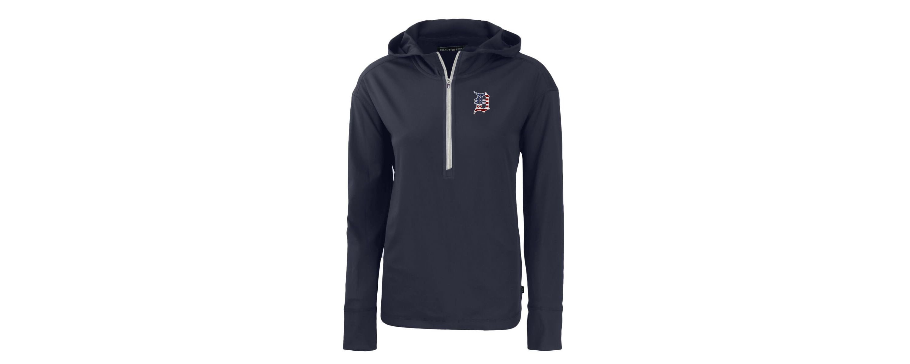 MLB Detroit Tigers Daybreak Eco Recycled Half-Zip Hoodie