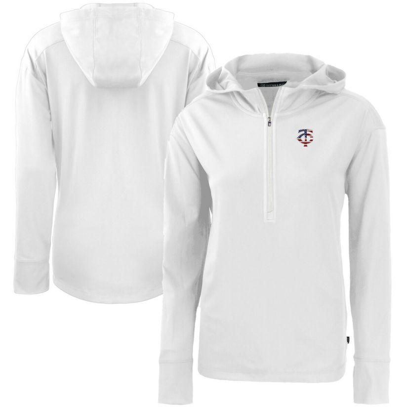 MLB Minnesota Twins Daybreak Eco Recycled Half-Zip Hoodie