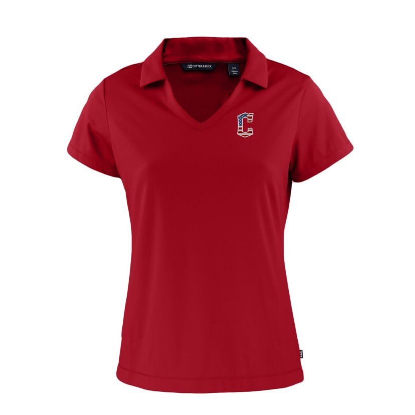 MLB Cleveland Guardians Daybreak Eco Recycled V-Neck Polo
